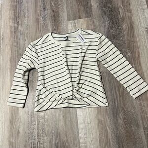 Striped Long Sleeve Top